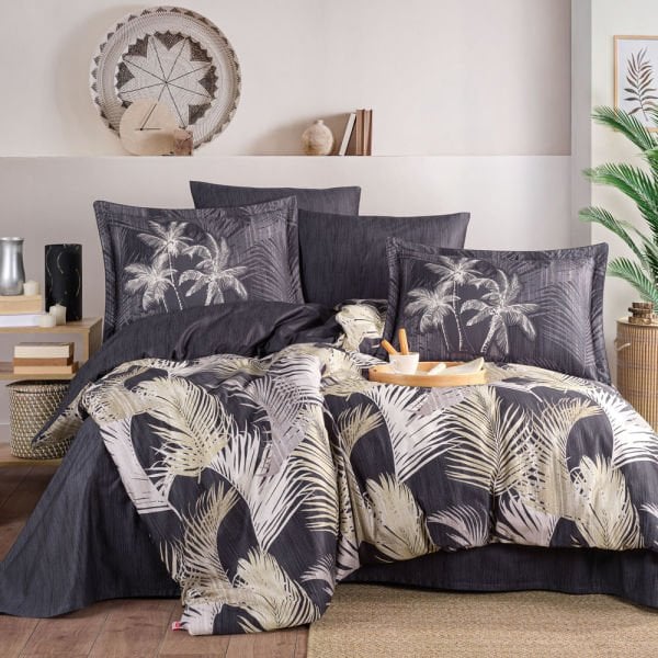 Angelina Double 300TC Satin Duvet Cover Set