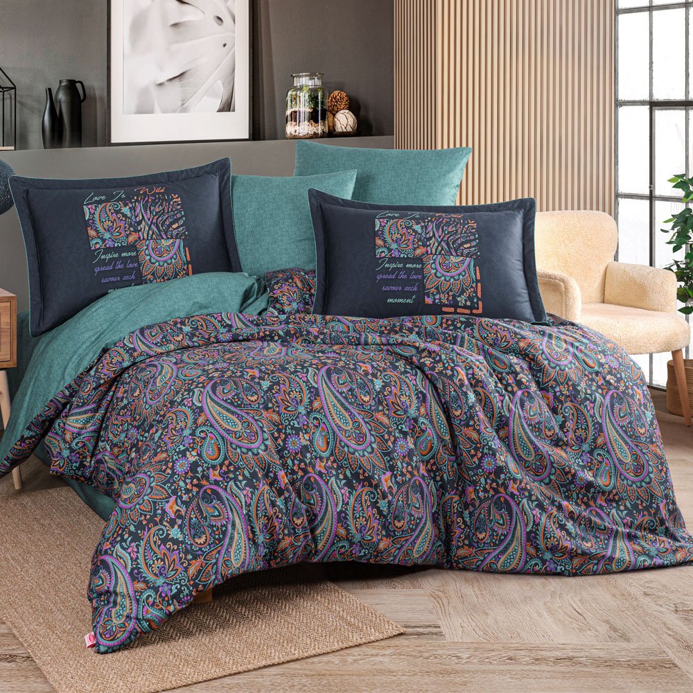 Clementina Double 300TC Satin Duvet Cover Set