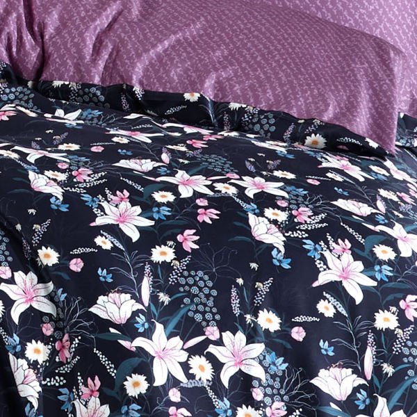 Adelita Çift Kişilik 300TC Tencel Saten Nevresim Takımı