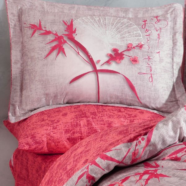 Jasmin Çift Kişilik 300TC Tencel Saten Nevresim Takımı
