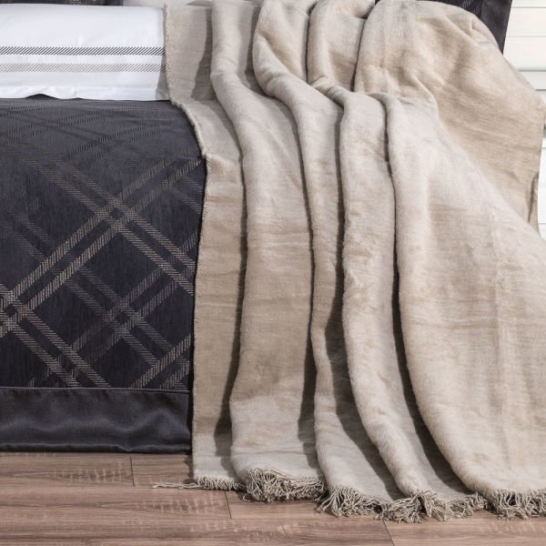 Trendy Dowry Set - Plaid - Anthracite