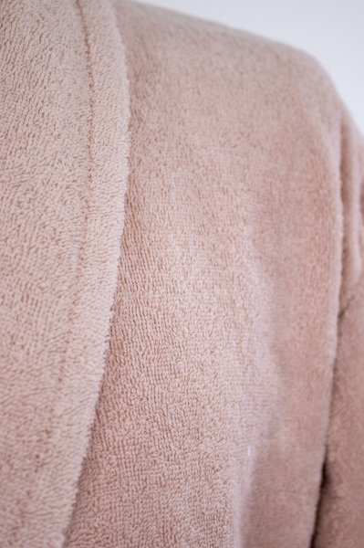 Aria - Single cotton bathrobe Powder - L - XL