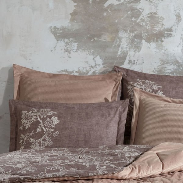 Comfort Yorgan Seti -Çift Kişilik - Dream Kahve