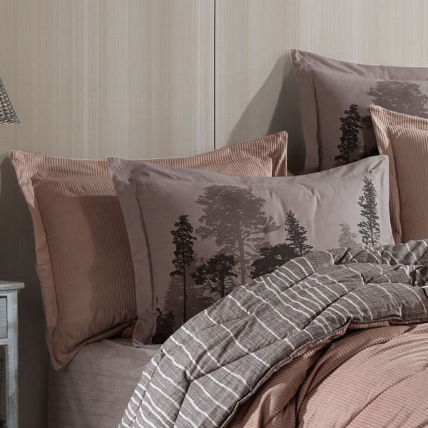 Comfort Yorgan Seti -Çift Kişilik - Tully Kahve