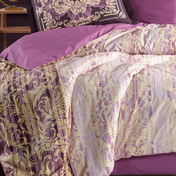 Alandra Mürdüm - Poplin Çift Kişilik Nevresim Takımı
