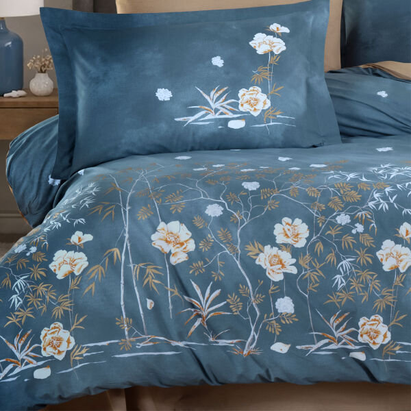 Parlin Aqua - Poplin Çift Kişilik Nevresim Takımı