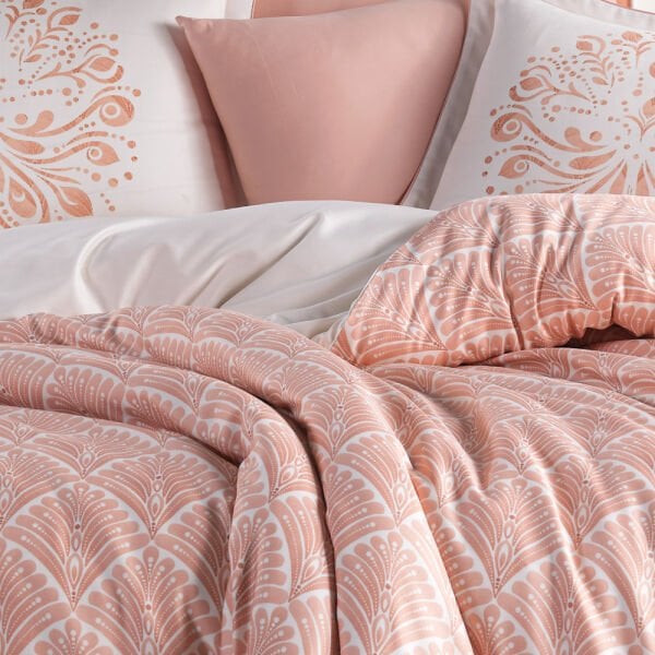 Sheldon Somon - Çift Kişilik Saten Nevresim Takımı