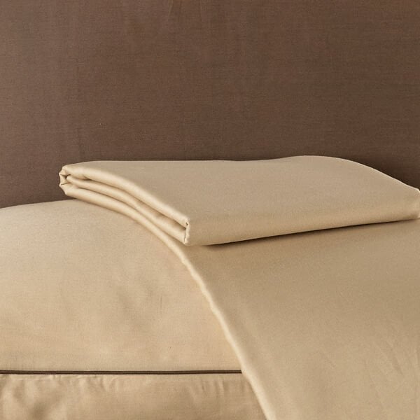 Diamond Kahve Bej - Çift Kişilik Saten Nevresim Takımı