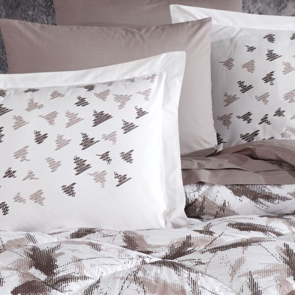 Silva Taş - Poplin Çift Kişilik Uyku Seti