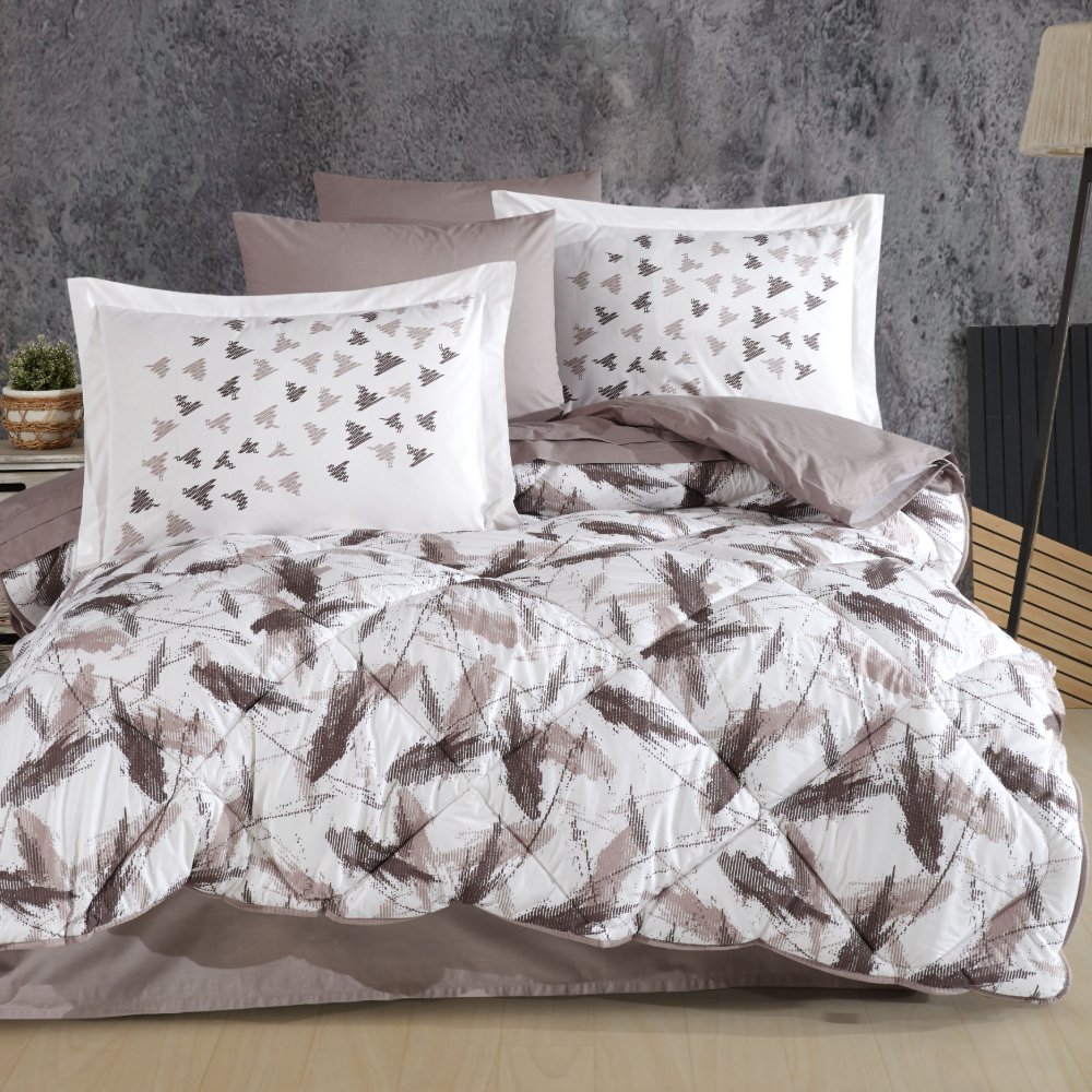 Silva Taş - Poplin Çift Kişilik Uyku Seti