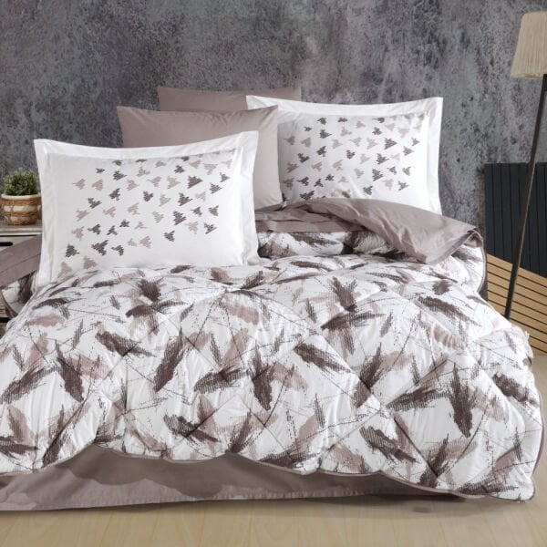 Silva Taş - Poplin Çift Kişilik Uyku Seti