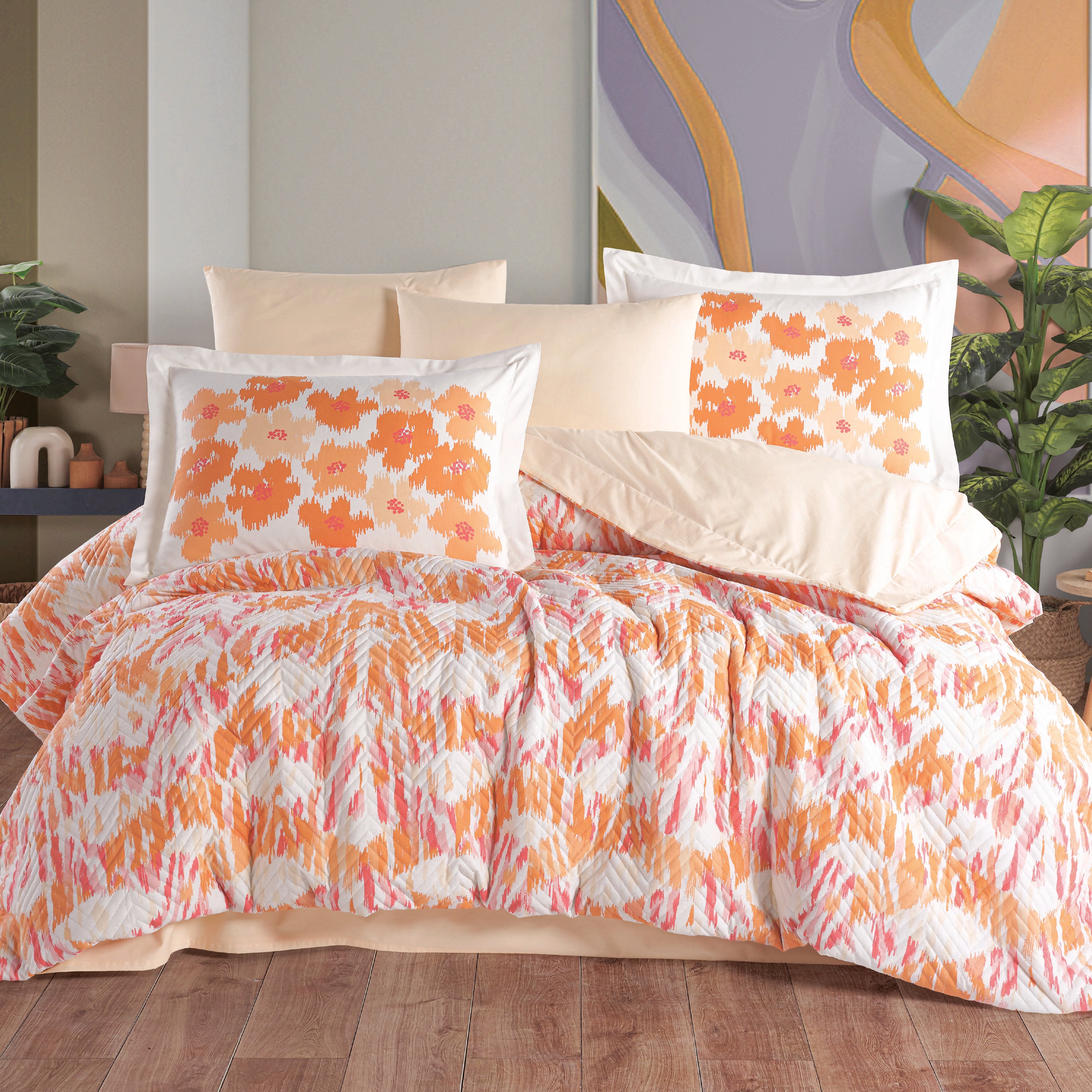 Penny Mercan - Çift Kişilik Poplin Kapitone Nevresim Takımı