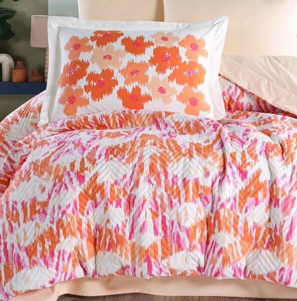 Penny Mercan - Çift Kişilik Poplin Kapitone Nevresim Takımı