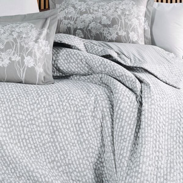 Velura Taş- Çift Kişilik Poplin Kapitone Nevresim Takımı