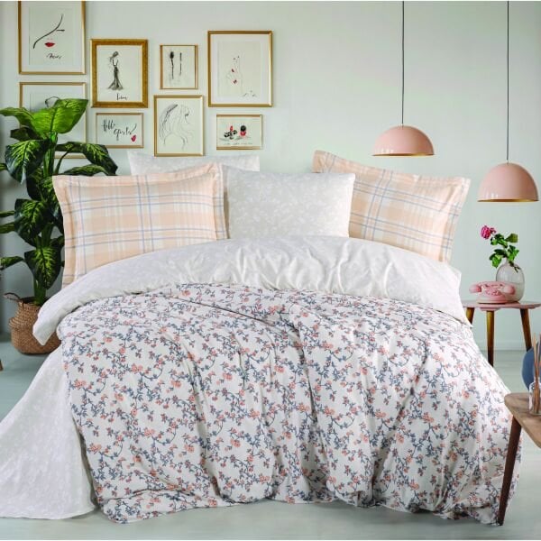 Lola Somon - Poplin Çift Kişilik Nevresim Takımı