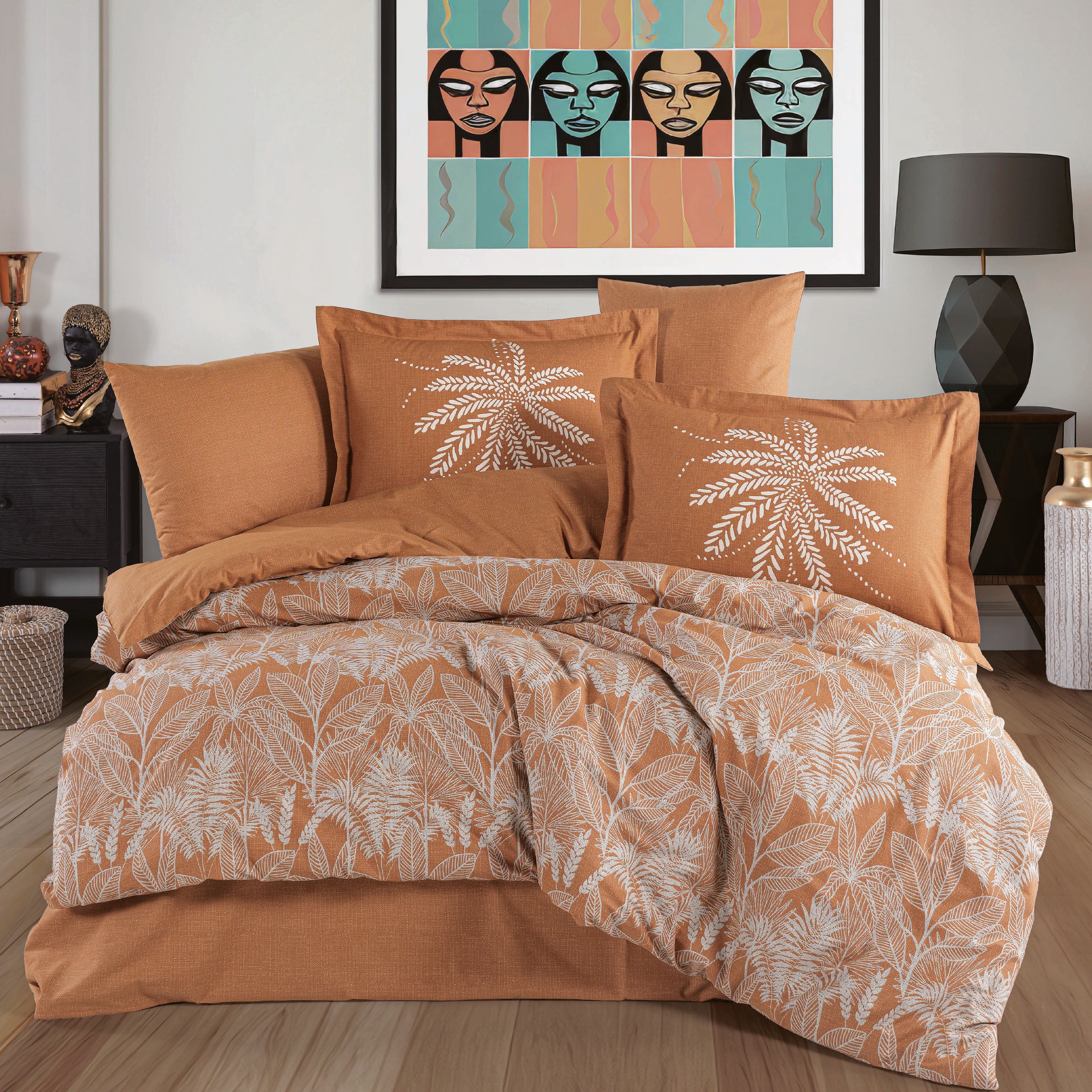 Selene Tarçın - Poplin Çift Kişilik Nevresim Takımı