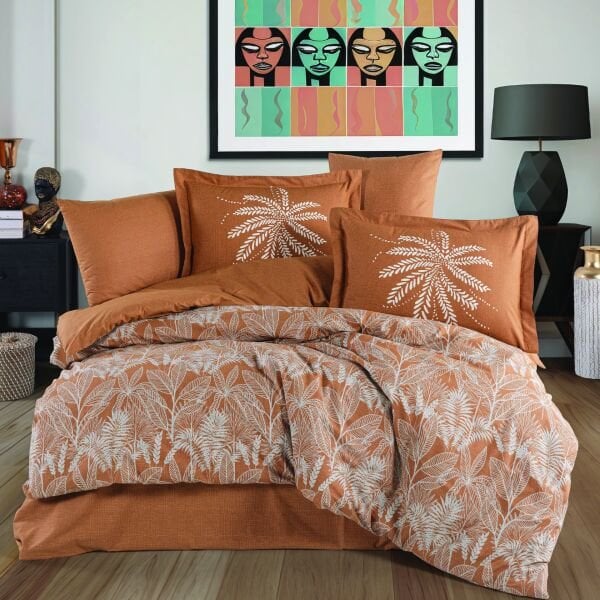 Selene Tarçın - Poplin Çift Kişilik Nevresim Takımı