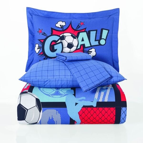 Vole Mavi - Poplin Studio Tek Kişilik Nevresim Takımı