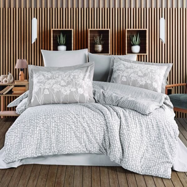 Velura Taş - Poplin Çift Kişilik Nevresim Takımı