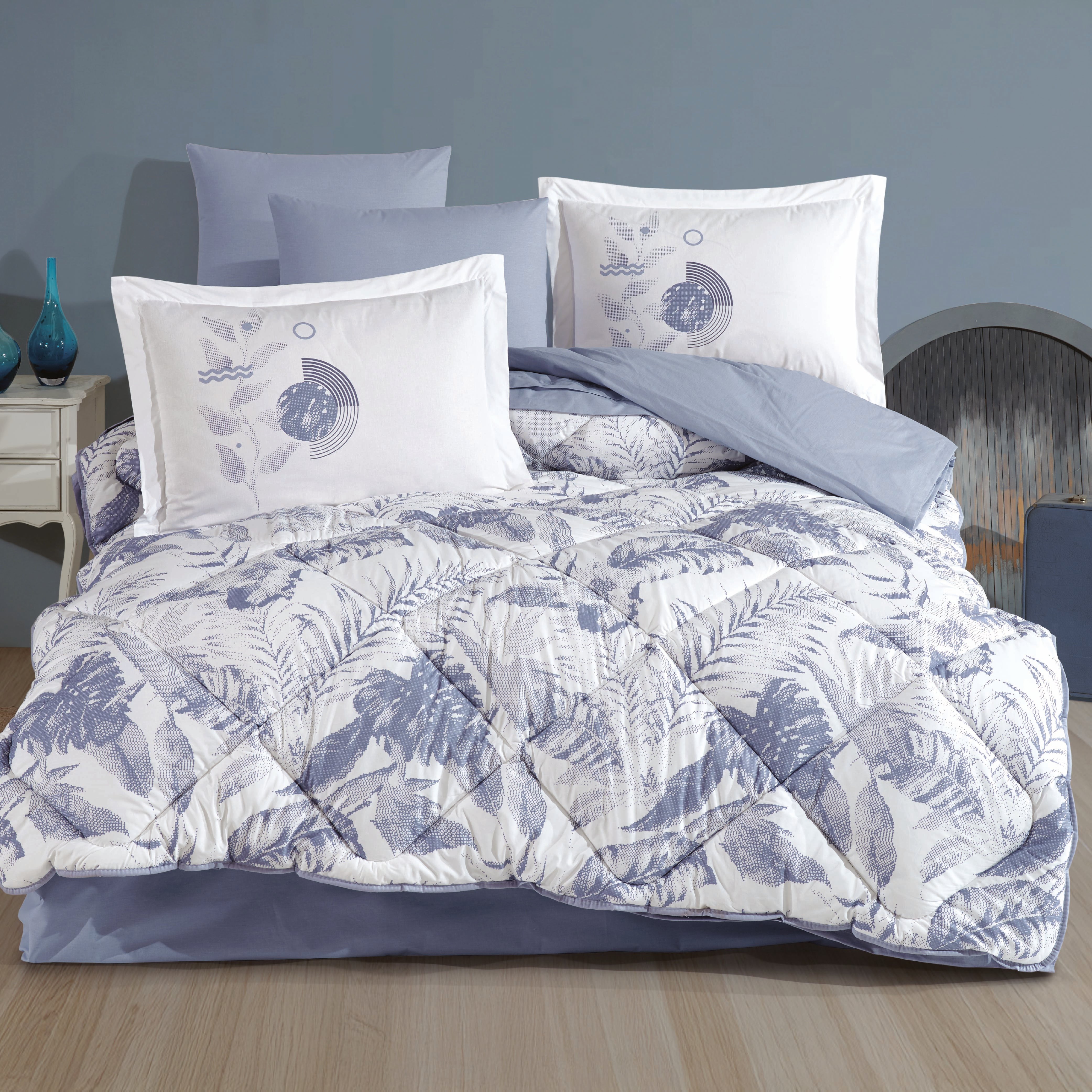 Tiffany Denim  - Poplin Çift Kişilik Uyku Seti