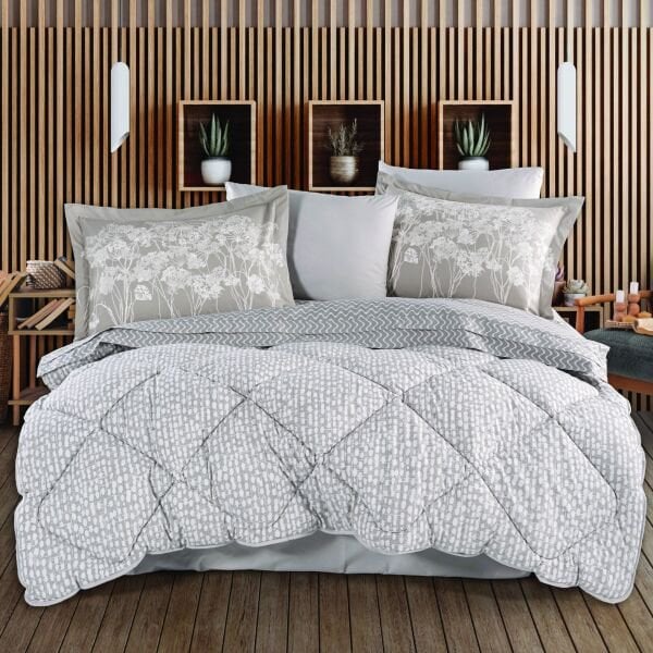 Velura Taş  - Poplin Çift Kişilik Uyku Seti