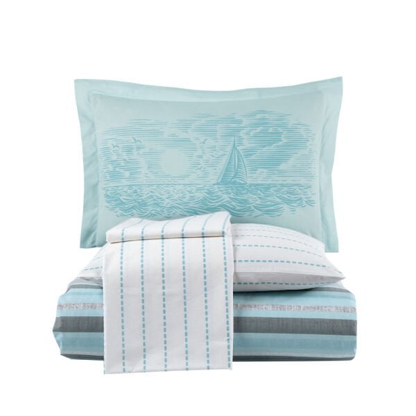 Talisa Bronze - Poplin Double Duvet Cover Set