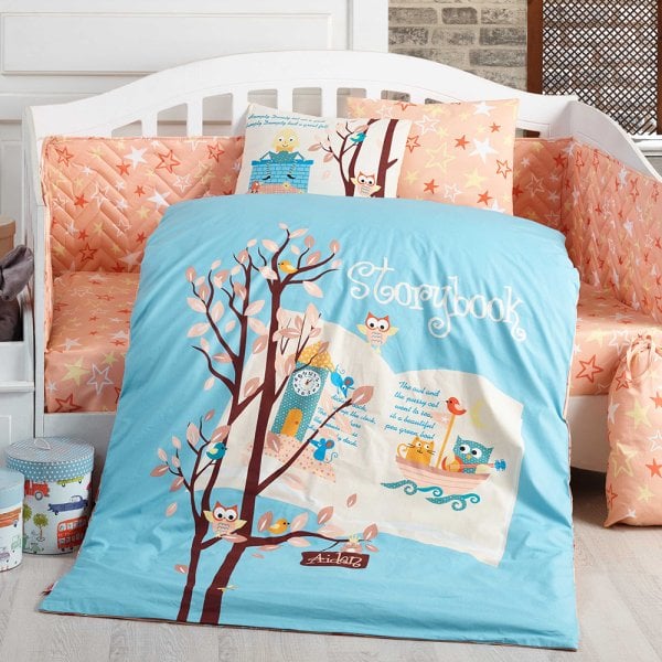 Комплект постельного белья для младенцев Dream Clock Blue