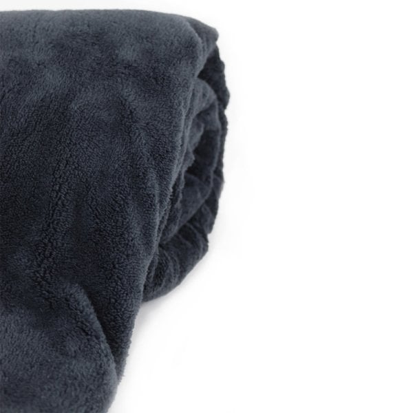 Softly - Soft Fluffy Plush Wellsoft Blanket 155X200 Anthracite