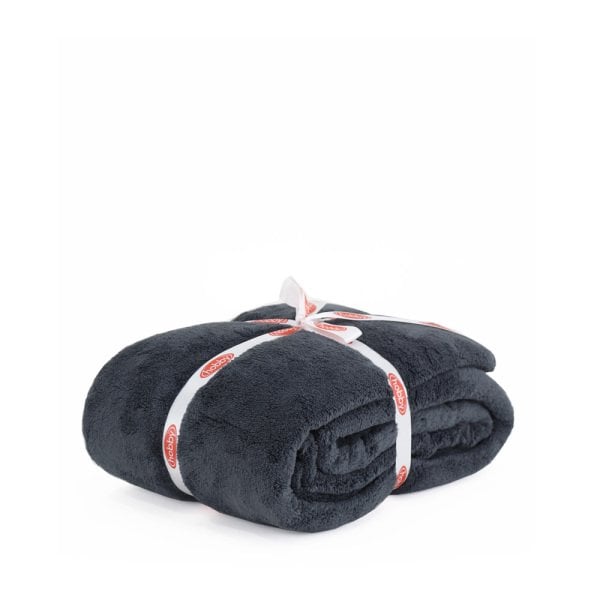 Softly - Soft Fluffy Plush Wellsoft Blanket 155X200 Anthracite