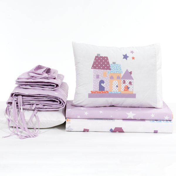 Felix Baby Bedding Set Purple
