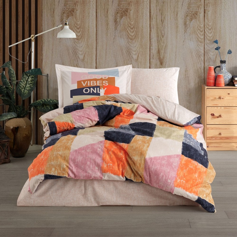 Bermuda Oranj - Poplin Studio Tek Kişilik Nevresim Takımı