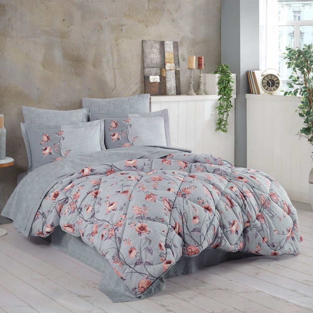 Benita Gray - Poplin Double Sleeping Set