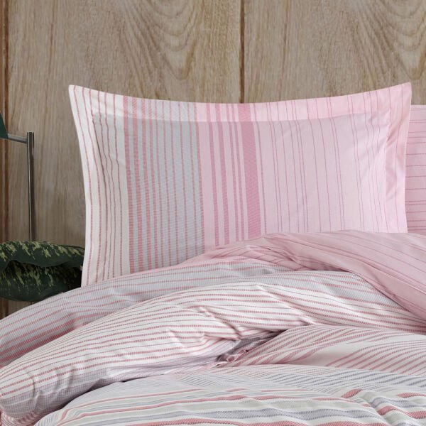 Trella Pembe - Poplin Studio Tek Kişilik Nevresim Takımı