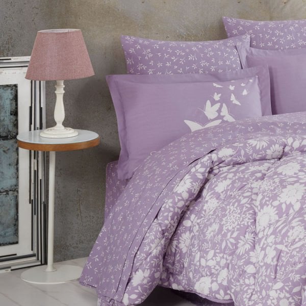 Hira Lila - Poplin Double Sleeping Set
