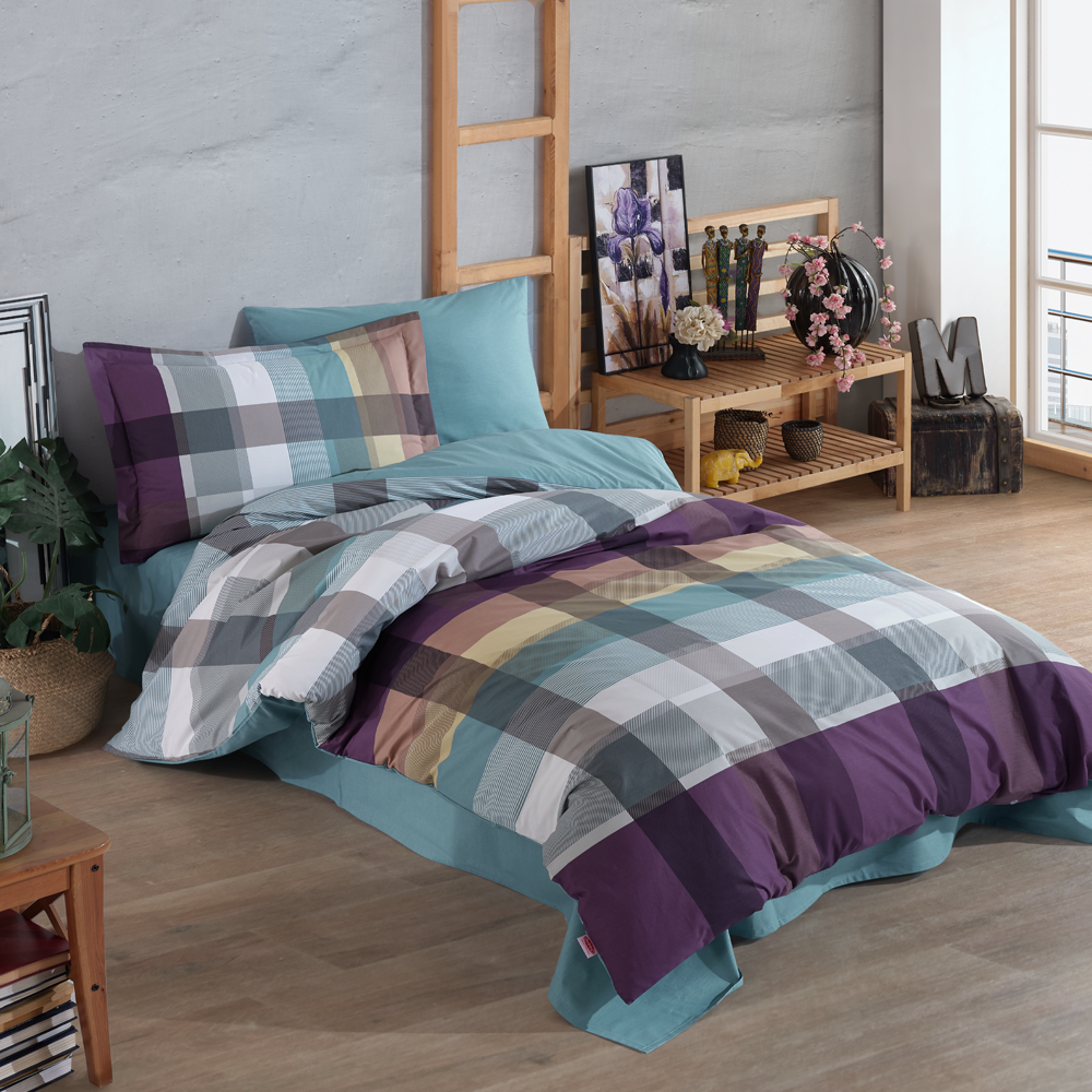 Virgina Claret Red - Poplin Studio Duvet Cover Set