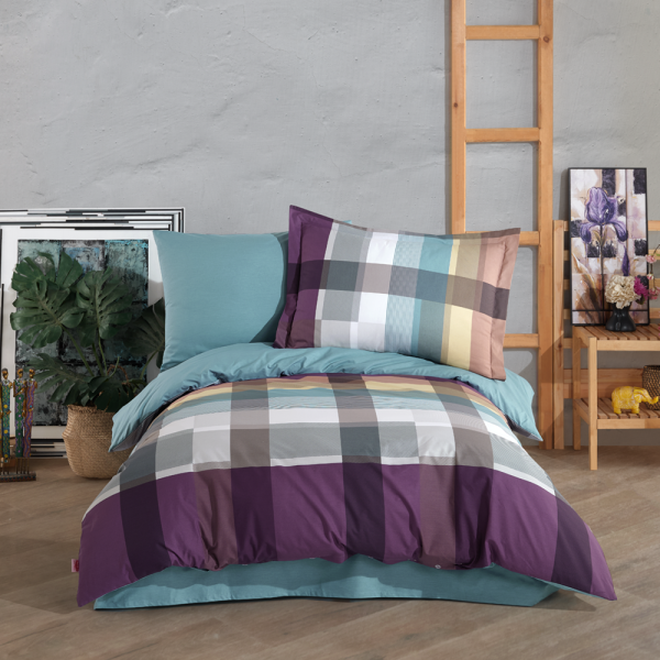 Virgina Claret Red - Poplin Studio Duvet Cover Set