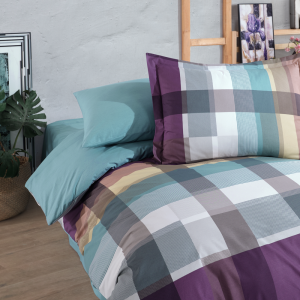 Virgina Claret Red - Poplin Studio Duvet Cover Set