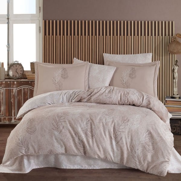 Fiona Cream - Double Satin Duvet Cover Set